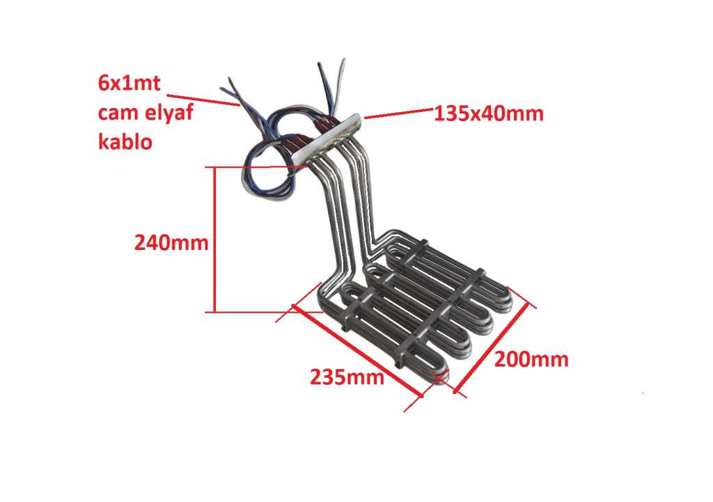 Fritöz Rezistansı BYM-100.506				